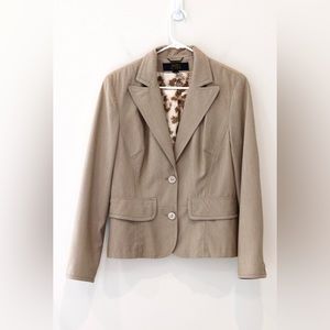 ABS Allen Schwartz light brown Suit Jacket blazer Size 10 workwear academia